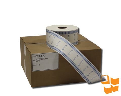 57805 - 5c Automatic Coin Wrap - 8 rolls/carton